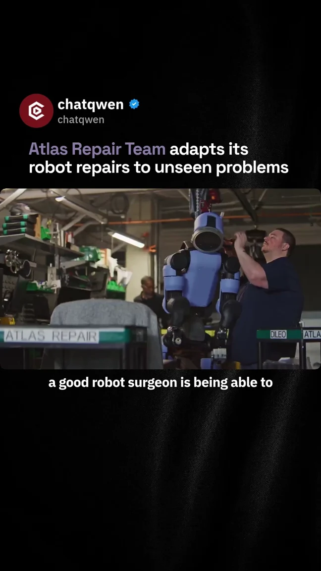 Atlas robot repairs — actual Ventuff reel