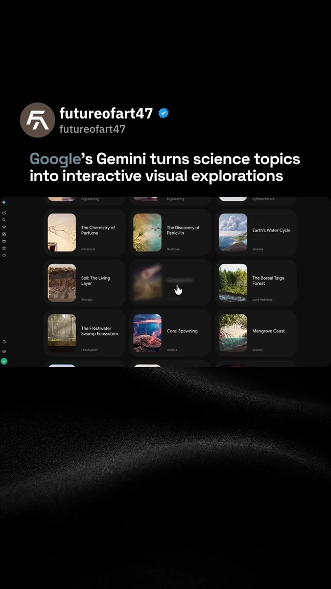 Gemini science explorations — actual Ventuff reel